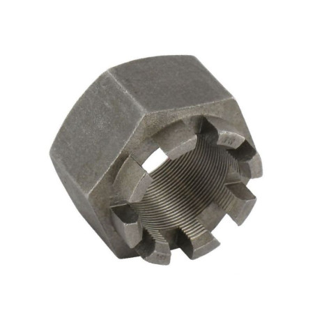 Nakrętka M42x1.50 kl.8 koronowa wysoka DIN935 stalowa 0411A- 8716106607600