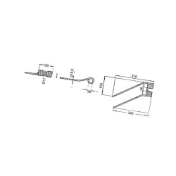 Palec, ząb zgrabiarki 370/120/38 fi9,5 mm, RD Nemeyer 600039 Niemeyer 8719607050760