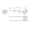 Palec zgrabiarki 400x110mm, pasuje do Claas