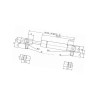 Sprężyna gazowa 405mm 200N Stabilus 083585