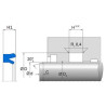Uszczelnienie dławocowe TTI 140x148x11,5(12,5)