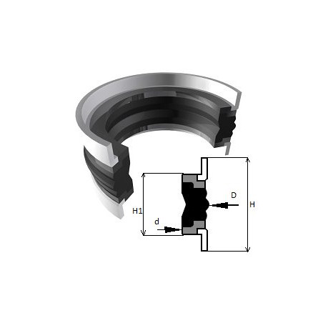 Pakiet uszczelnień 065x85x22.4
