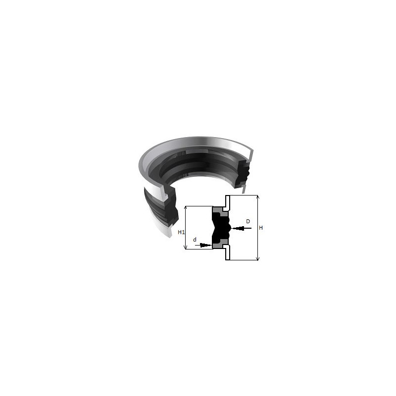 Pakiet uszczelnień 065x50x18,4
