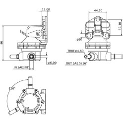Pompa paliwa pasuje do JCB - 320/07037 , 320/07201A