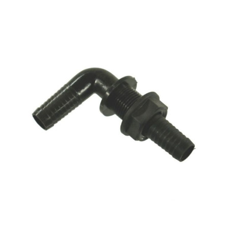 Złącze Grodziowa 90° Do Węża 15÷17mm Pod Nakrętkę 1/2”