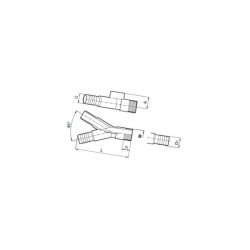 Złącze Trójnik Y 2x25/30