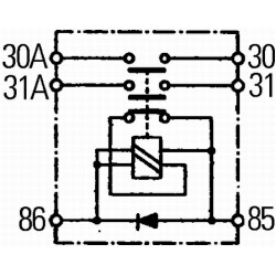 Główny wyłącznik prądu  24V 250A (2500A/5sek)