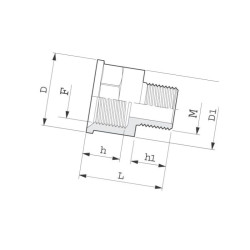 Złączka Redukcyjne żEńsko/ Męskie 2”-1i1/2"