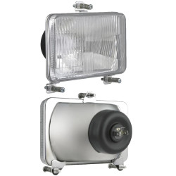 Reflektor 100x140, lamp H4