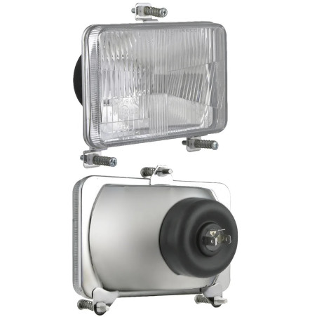 Reflektor 100x140, lamp H4