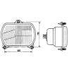 Reflektor drogowy Renault 7700033883 Cobo 05.452.000