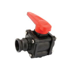 Zawór Kulowy Ręczny 2-Drożny Gwint Wew. 1i1/2” Camlock 1i1/2”
