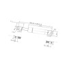 Sprężyna gazowa Case 3399422R3 szyberdach Stabilus