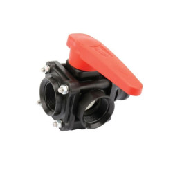 Zawór Kulowy Ręczny 3-Drożny Gwint Wew. 1i1/2” Camlock 1i1/2”