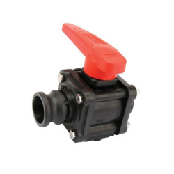 Zawór Kulowy Ręczny 3-Drożny Gwint Wew. 1i1/2” Camlock 1i1/2”