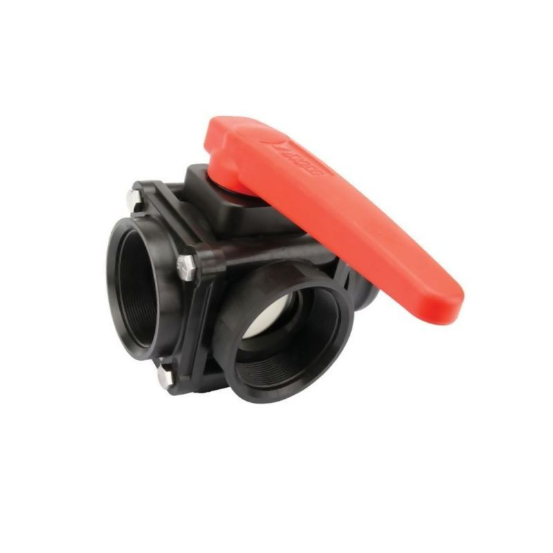 Zawór Kulowy Ręczny 3-Drożny Gwint Wew. 3” Camlock 3”
