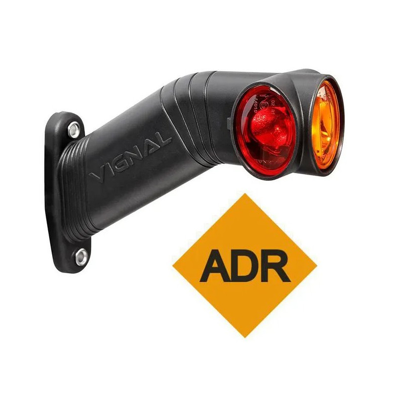 Lampa obrysowa LED, AMP, prawe Vignal