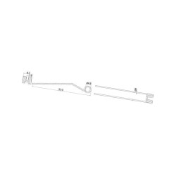 Palec zgrabiarki, 550/83/48 fi8,0 mm, Pöttinger