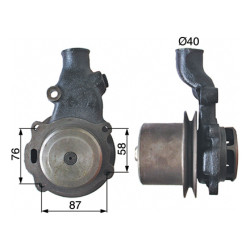 Pompa wody Massey Ferguson 3641832M91 Massey-Ferguson 2000-3641832M91