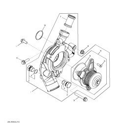 RE556137 John Deere Pompa cieczy chłodzącej oryginał John Deere