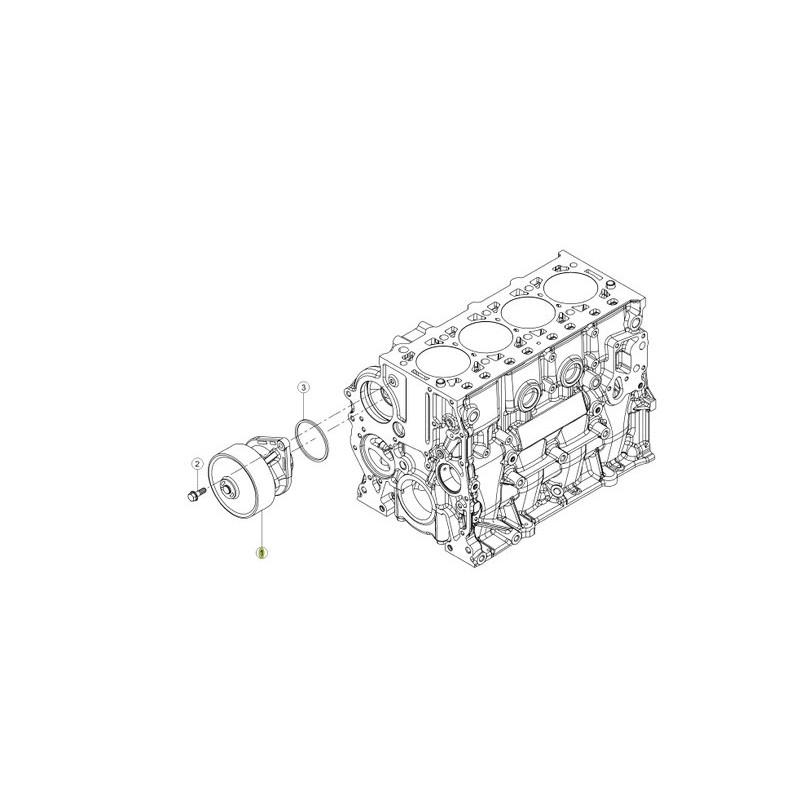 Pompa wody Renault 0011624670 Claas 2000000707914