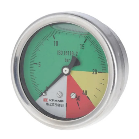 Manometr opryskiwacza 63mm, 0-60 bar, 1/4"tylne, MA632060BE