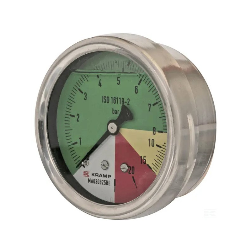 Manometr opryskiwacza 63mm, 0-25 bar, 1/4" tylne, MA630825BE