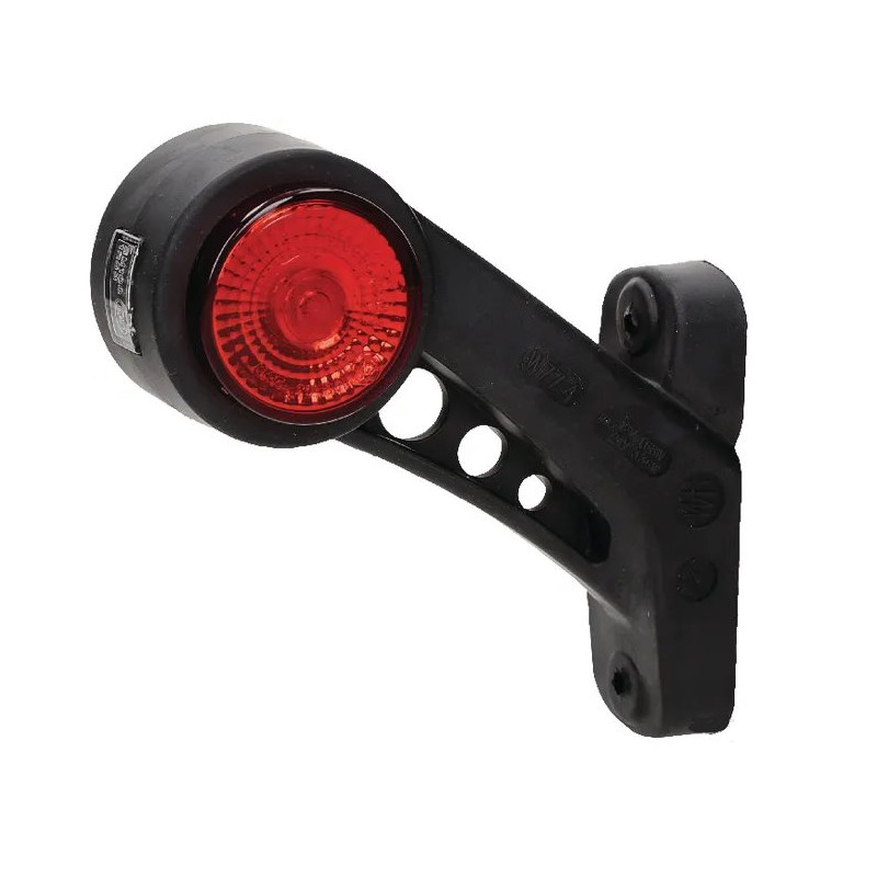 Lampa obrysowa, LED, 581BCL, przewód 5,5 M lewa Waś
