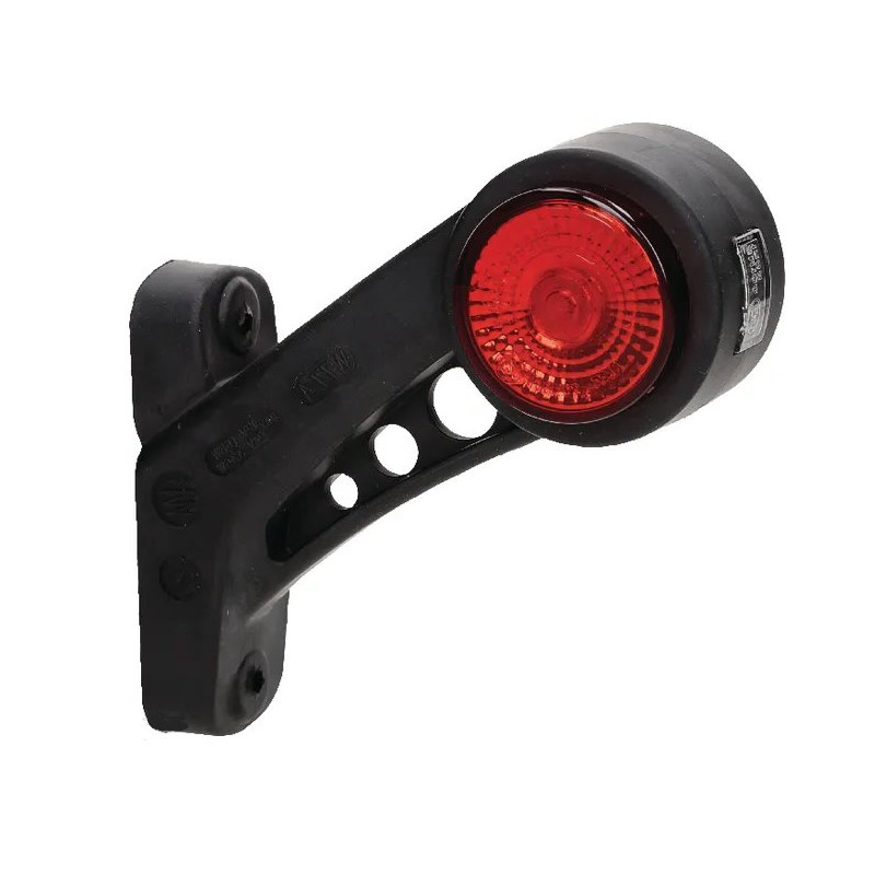 Lampa obrysowa, LED 581BCR, przewód 5,5 M prawa Waś