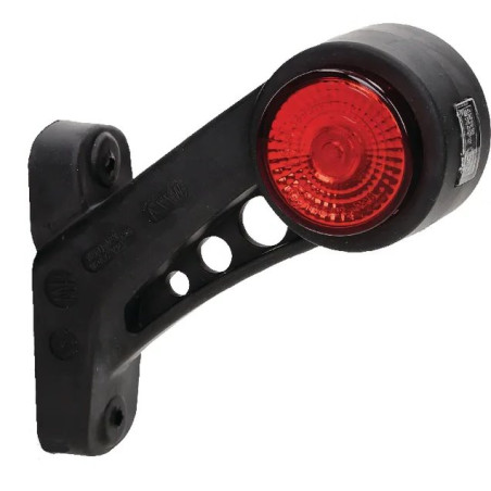 Lampa obrysowa, LED 581BCR, przewód 5,5 M prawa Waś