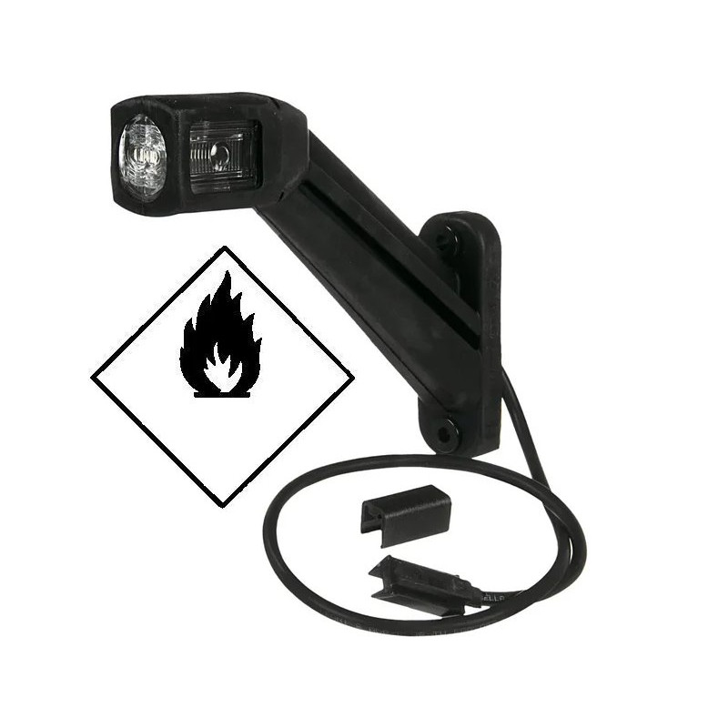 Lampa obrysowa LED, 24V lewa Hella