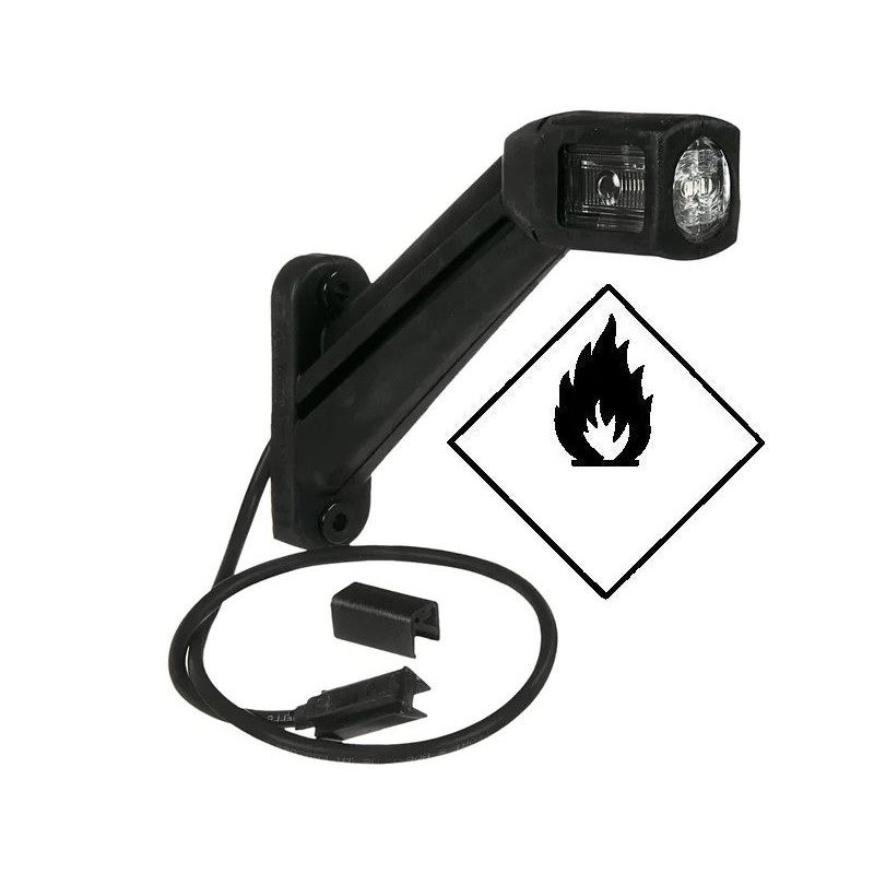 Lampa obrysowa LED, 24V prawa Hella