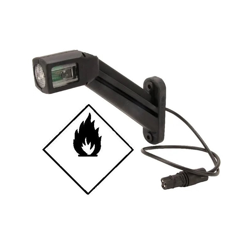Lampa obrysowa LED, 12-24V prawa Hella