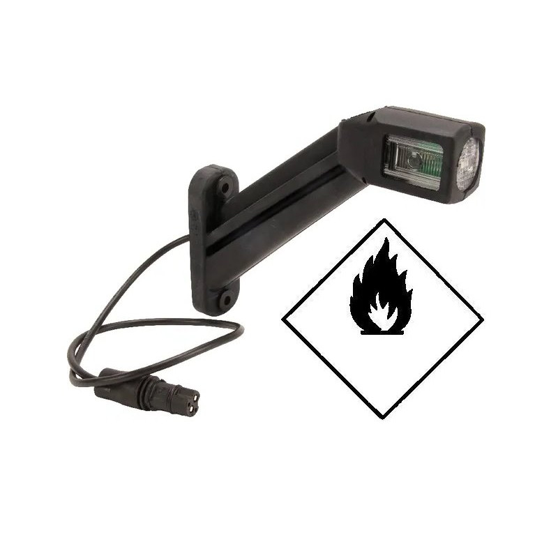 Lampa obrysowa LED, 12-24V lewa Hella