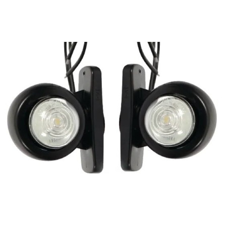 Lampa obrysowa, LED, 275, biało - czerwona, uniwersalna Waś