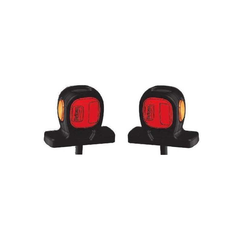 Lampa obrysowa LED uniwersalna pionowe Britax