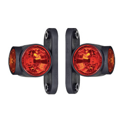 Lampa obrysowa 12/24V lewa/prawa LED