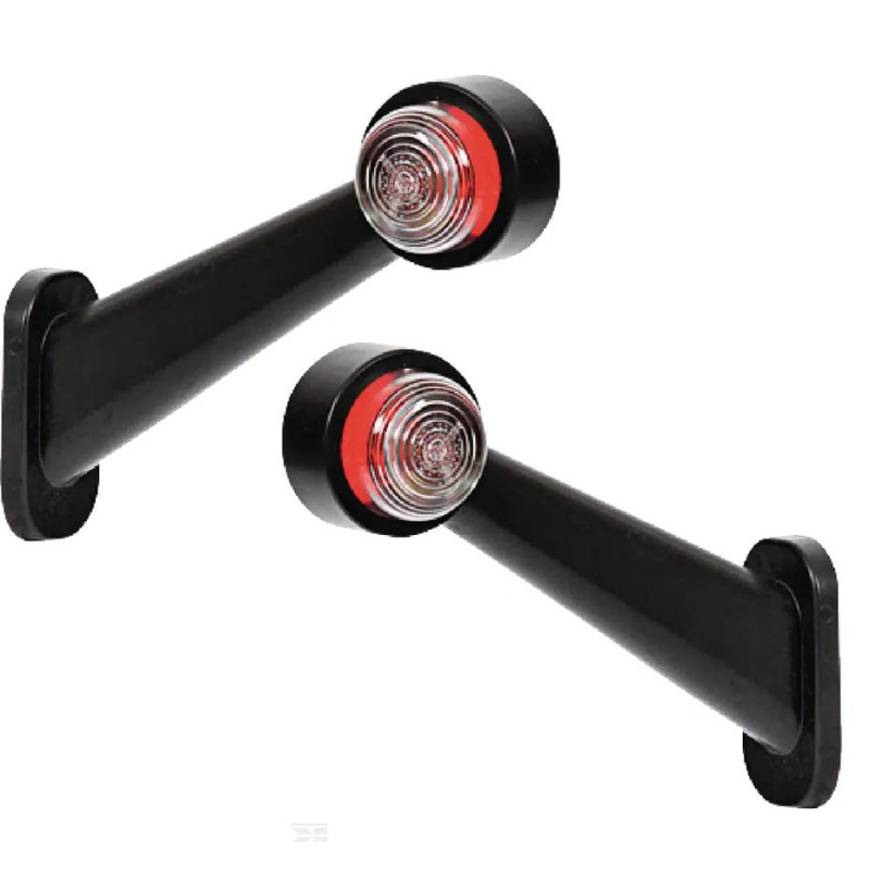 Lampa obrysowa, przednio-tylna, W21.3ż, 12 V lub 24 V, żarówkowa
