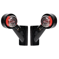 Lampa obrysowa, W21.7ż, 12 V lub 24 V, żarówkowa