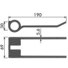 Palec podbieracza, 190/69/30 fi 5,6mm, pasuje do Claas