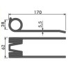 Palec sprężysty podbieracza Deutz-Fahr VF06572888 Deutz Fahr 9006572888009