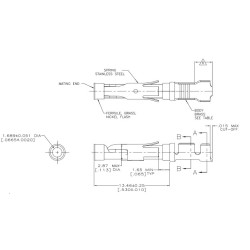 Konektor AMP 66101-2 AMP/TYCO AMP661012