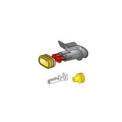 Konektor gniazda 1,5mm - męska, AMP SuperSeal 1-1.5 mm²