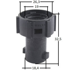 Adapter korpusu rozpylacza Amazone- Holder 902054NYB TeeJet 8719607073318