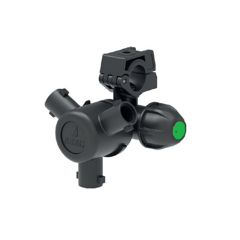 Korpus rozpylacza Arag 4064237V Compact Jet 3-krotny do rury 21mm (1/2") z przyłączem 7mm