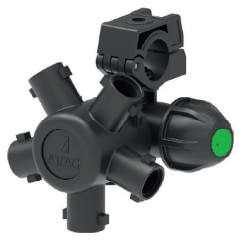 Korpus rozpylacza Arag 4064957V Compact Jet 5-krotny do rury 26,4mm (3/4") z przyłączem 10mm