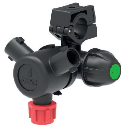 Korpus rozpylacza Arag 406415A7V Compact Jet 3-krotny do rury 25 z przyłączem 10mm