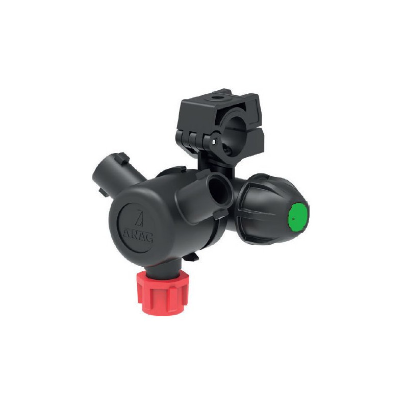 Korpus rozpylacza Arag 4064167V Compact Jet 3-krotny do rury 33,3mm (1") z przyłączem 10mm