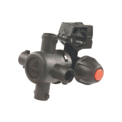 Korpus rozpylacza Arag 40647Y7 Compact Jet 4-krotny do rury 26,4mm (3/4") z przyłączem 10mm