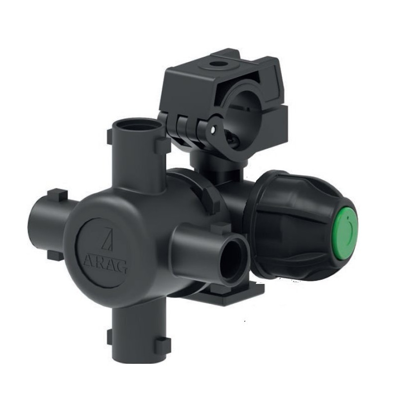 Korpus rozpylacza Arag 40647K7V Compact Jet 4-krotny do rury 33,3mm (1") z przyłączem 10mm